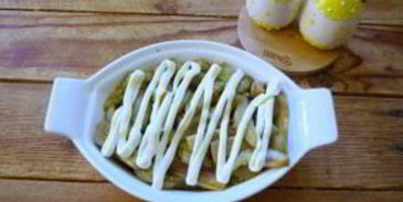 баклажаны с лисичками в духовке