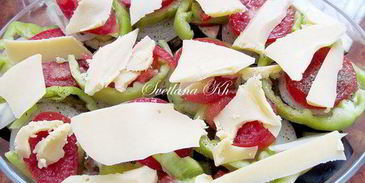 баклажаны с мясом и овощами