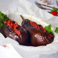 Рецепт Баклажанов с овощами по-родосски