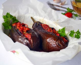 Баклажаны с овощами по-родосски