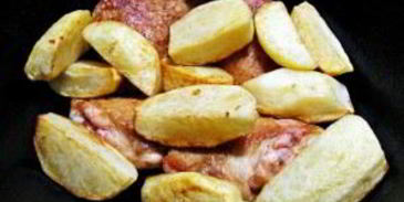 баклажаны в казане с курицей