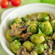 Рецепт Брюссельской капусты с шампиньонами