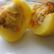 Рецепт Фаршированного картофеля с мясом