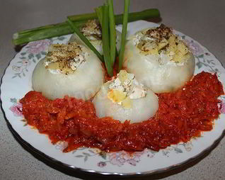 Фаршированный лук