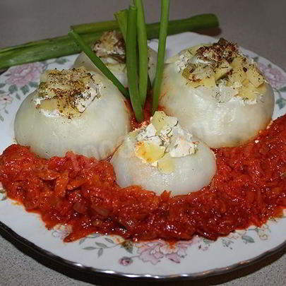 Фаршированный лук