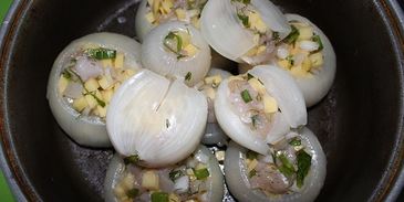 фаршированный лук