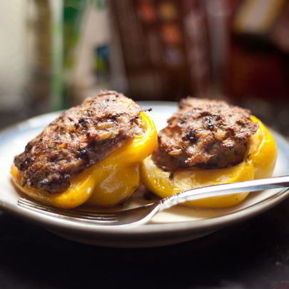 Фаршированный перец в духовке