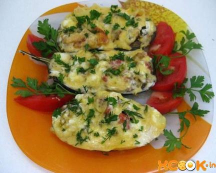 Фаршированные баклажаны в мультиварке