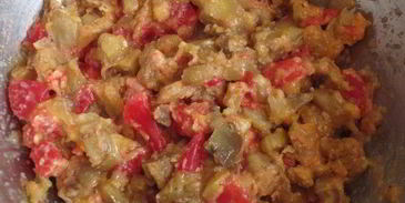 фаршированные баклажаны