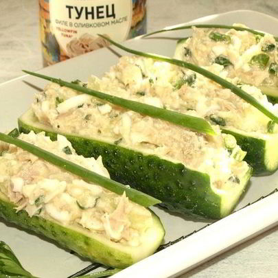 Фаршированные огурцы