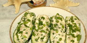 фаршированные огурцы