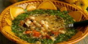 фасоль со щавелем