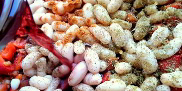 фасоль в чесночно-имбирном соусе