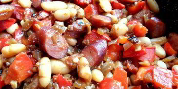 фасоль в чесночно-имбирном соусе