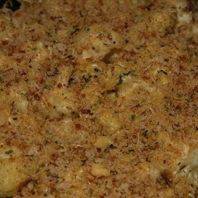 Гратен из цветной капусты с сыром и шнитт-луком