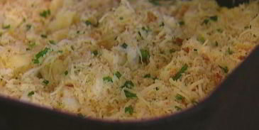 гратен из цветной капусты с сыром и шнитт-луком