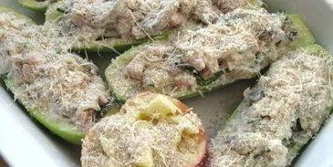 кабачки, фаршированные грибами