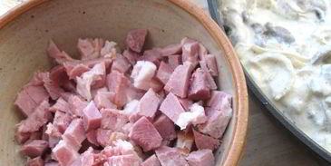 кабачки, фаршированные грибами