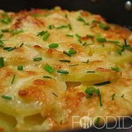 Рецепт Кабачков с картошкой в духовке