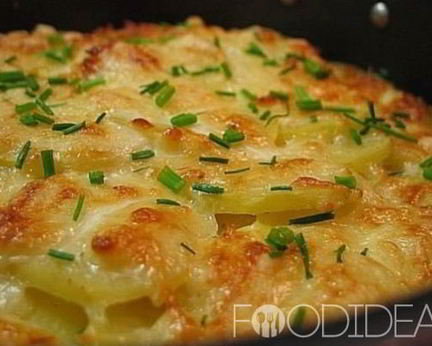 Кабачки с картошкой в духовке