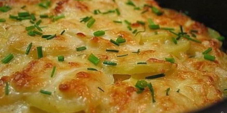 Рецепт кабачков с картошкой в духовке