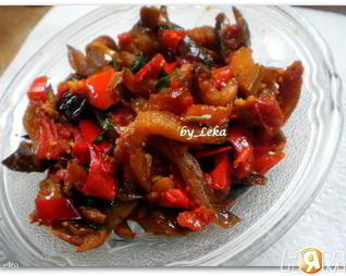 Кади-ча — жаренные баклажаны с овощами