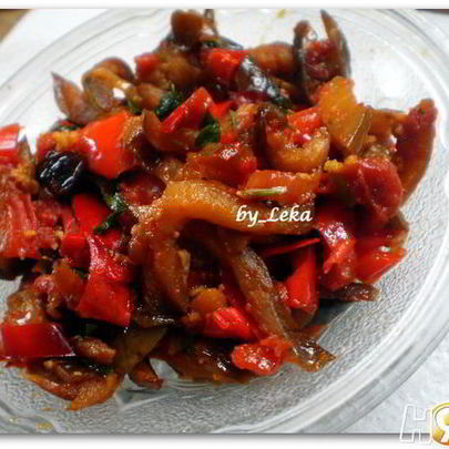 Кади-ча — жаренные баклажаны с овощами