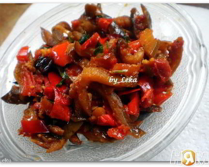 Кади-ча — жаренные баклажаны с овощами