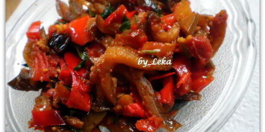 Рецепт кади-чи — жаренных баклажанов с овощами