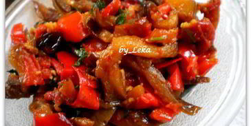 кади-ча — жаренные баклажаны с овощами