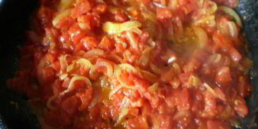 кади-ча — жаренные баклажаны с овощами