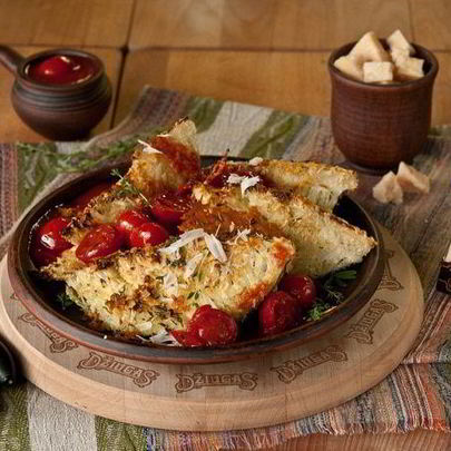 Капуста, запеченная под сырной корочкой