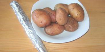 картошка запеченная в сметане в фольге в духовке