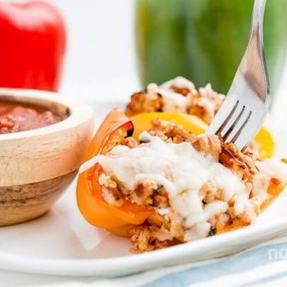 Перец, фаршированный индейкой