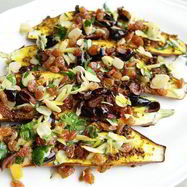 Рецепт Пряных баклажанов с миндальной начинкой