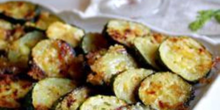 Рецепт цукини запеченные в сырной панировке