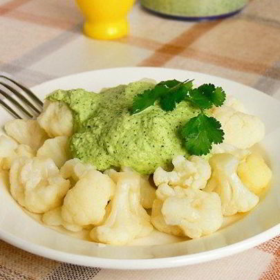 Цветная капуста с соусом