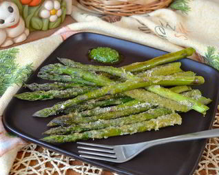 Запеченная спаржа