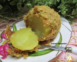 Запеченный картофель в хрустящей шубке