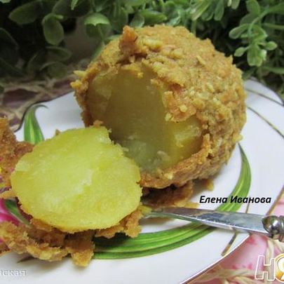 Запеченный картофель в хрустящей шубке