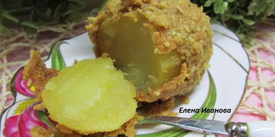 Рецепт запеченного картофеля в хрустящей шубке