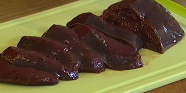 говяжья печень по-венециански