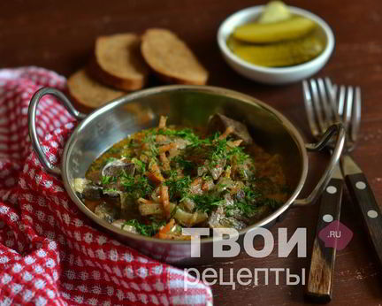 Говяжья печень в мультиварке