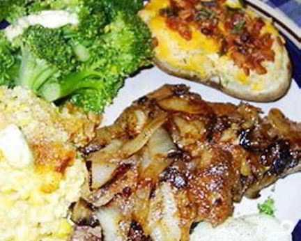 Говяжья печенка Фантастика с луком