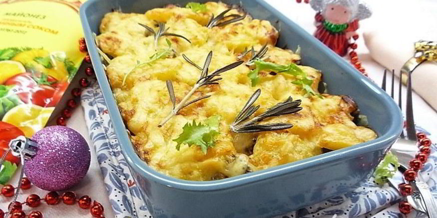 Рецепт гратен с печенью индейки