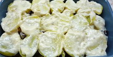 гратен с печенью индейки