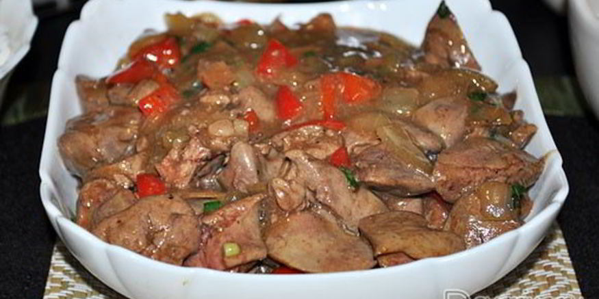 Рецепт куриной печени по-китайски