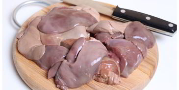 куриная печень тушеная с ревенем