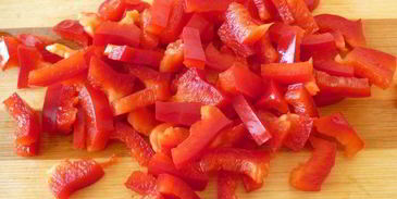 куриная печень, тушенная с овощами золотая осень