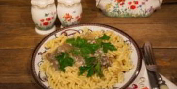 куриная печень в сливках